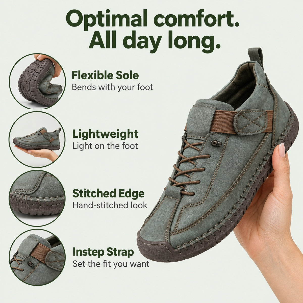 Zimmerman – Unisex Orthopedic Sneakers, features